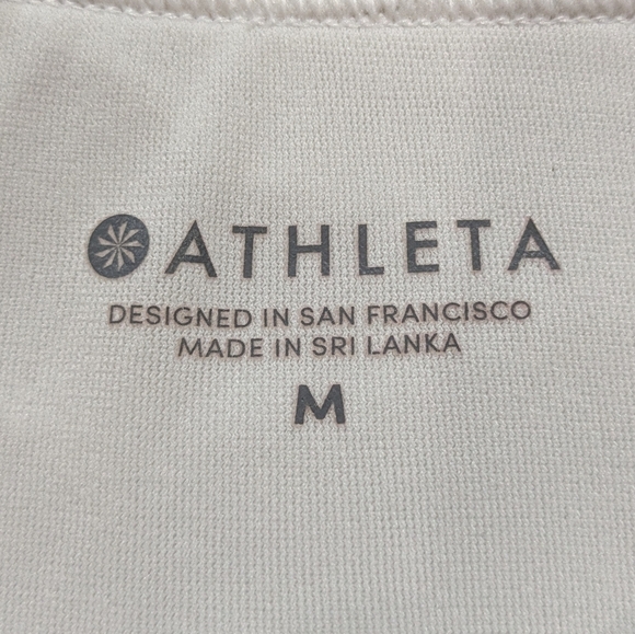 Athleta White Full Coverage Bikini Bottom M - Picture 6 of 10